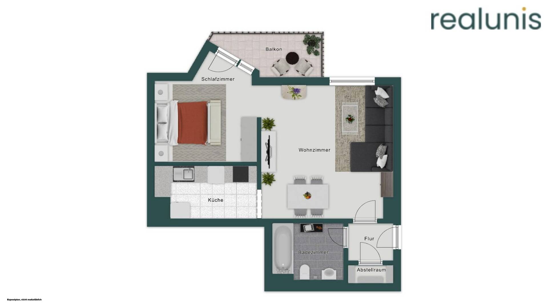 Etagenwohnung in 55128 Mainz Bretzenheim mit 42 m² kaufen
