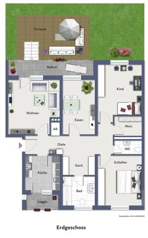Attraktive, hochwertig modernisierte Erdgeschosswohnung in zentraler Lage von Münster – 48153 Münster – Vorschaubild 6