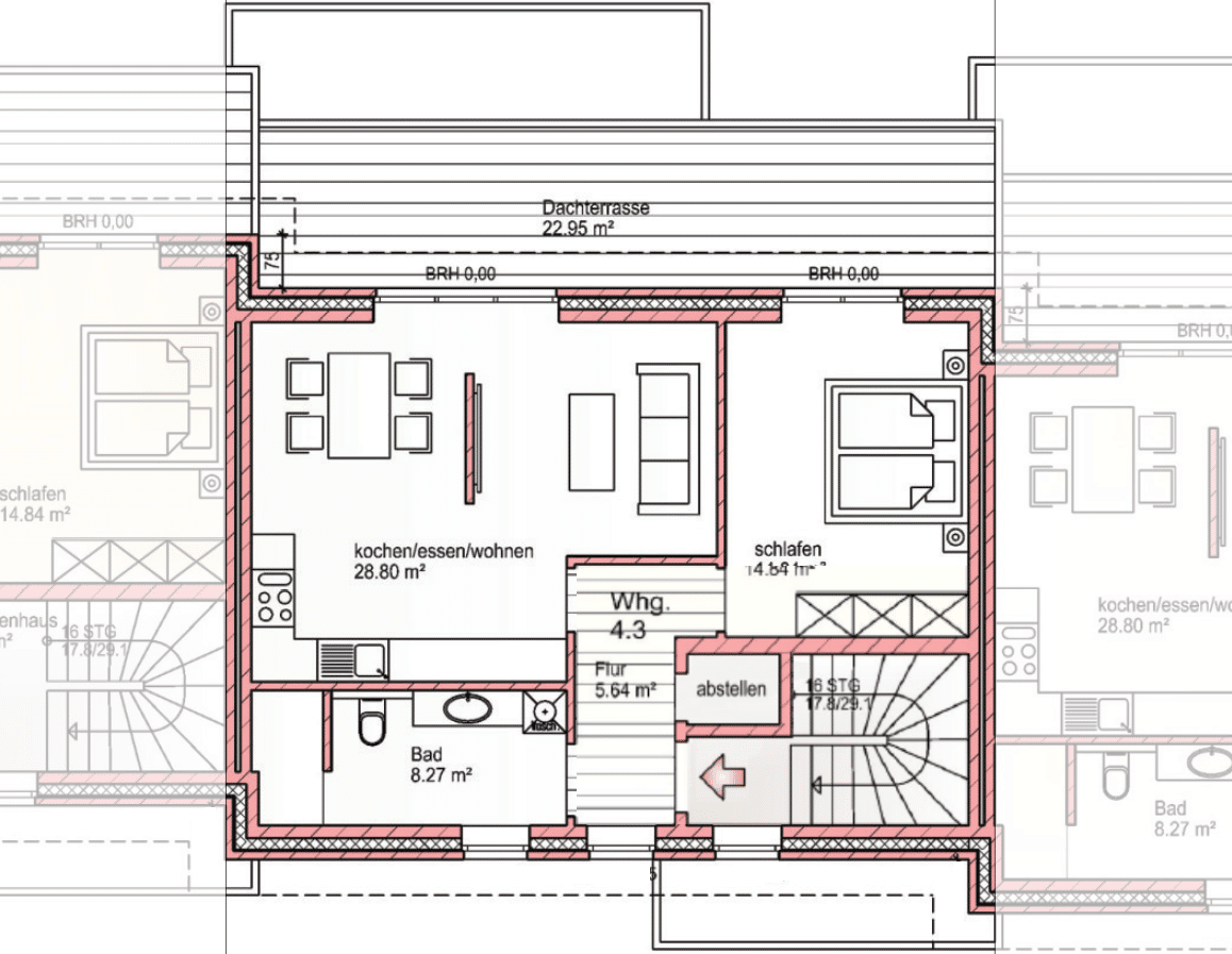 Neuwertige Dachgeschoss-Wohnung aus 2025 mit 2 Zimmer und Dachterrasse in Oldenburg / Eversten – Oldenburg – Vorschaubild 4