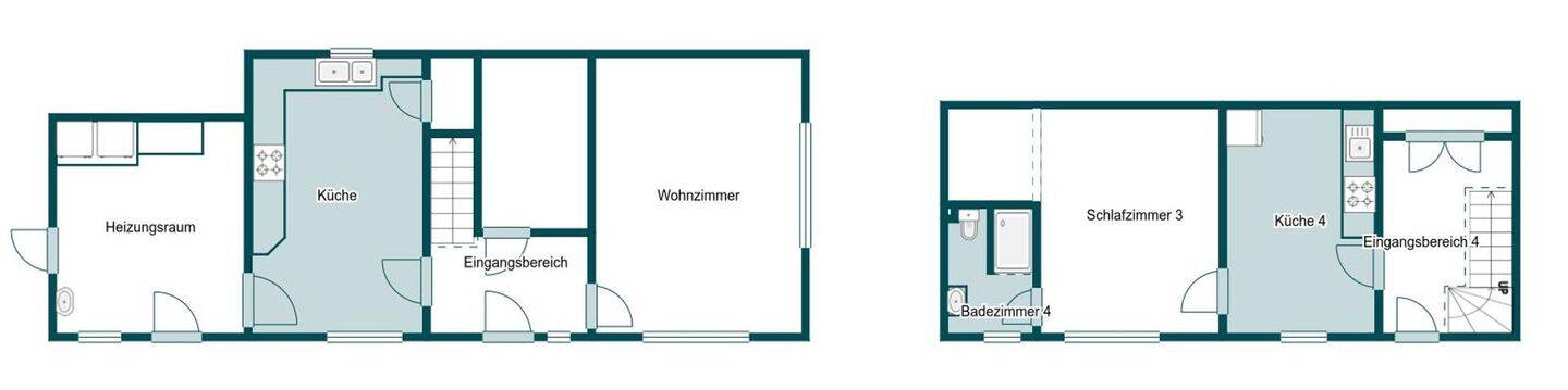 Vielseitiges Mehrfamilienhaus mit Scheune & 6 Garagen in ruhiger Sackgasse von Liederbach – Liederbach – Vorschaubild 8