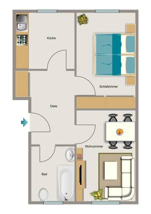 Dürfen wir vorstellen: Ihr neues Zuhause von VIVAWEST...Einkaufsgutschein inklusive. – 45897 Gelsenkirchen – Vorschaubild 7