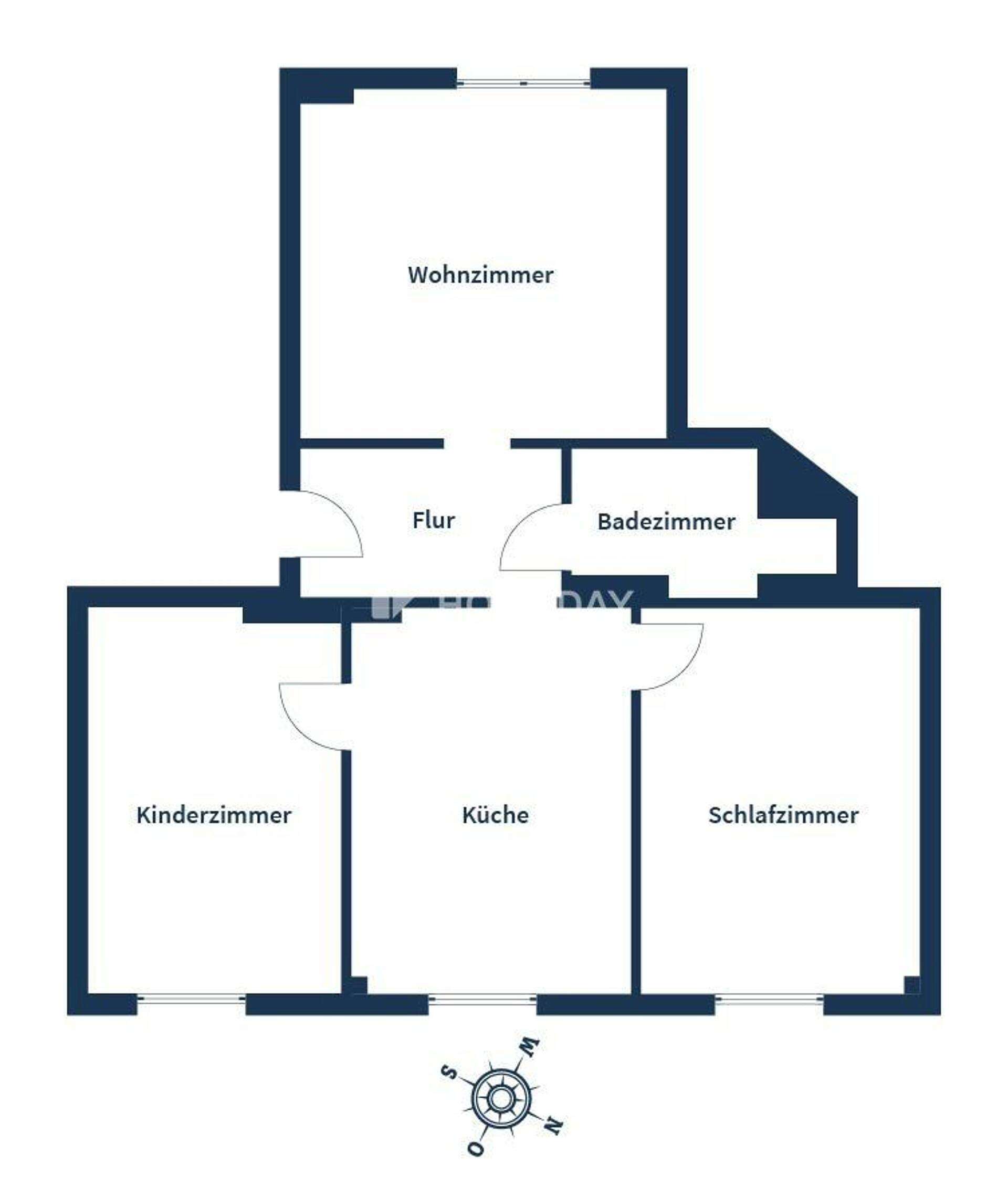 Etagenwohnung in 58091 Hagen mit 73 m² kaufen
