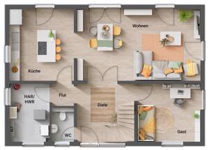 NEU: "Aura" - Traumhaus mit Einbauküche & Bodenbelägen & PV-Anlage & - Alles drin, alles dran - Du malerst noch - Dann kannst du einziehen! – 55129 Mainz – Vorschaubild 6