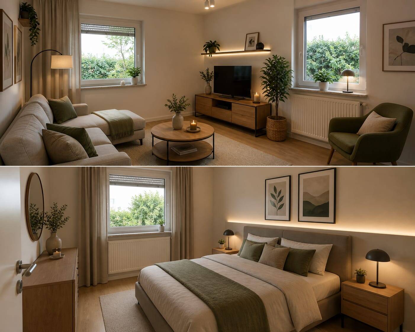 Helle renovierte EG Wohnung mit Terrasse und Gartenmitbenutzung
