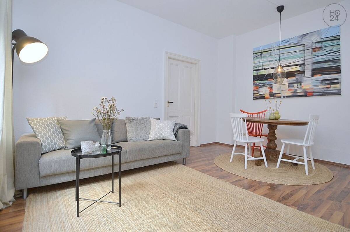 Sehr stilvoll möblierte 2-Zimmer Wohnung mit Terrasse und Internet in Wiesbaden Westend – 65195 Wiesbaden – Bild 1 von 9