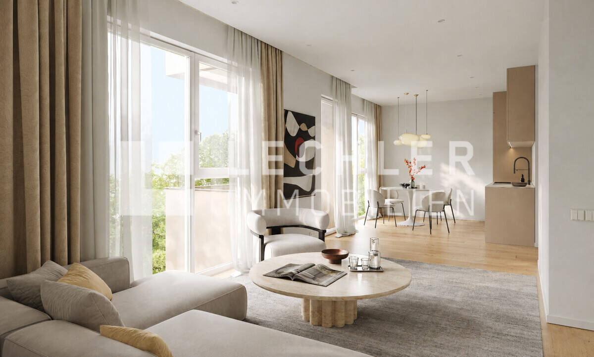 OFFENE BESICHTIGUNG I So., 14.06. I 11-12 UHR - 2,5-Zimmer-Neubauwohnung mit stilvoller Leichtigkeit und Westbalkon – Stuttgart – Vorschaubild 2