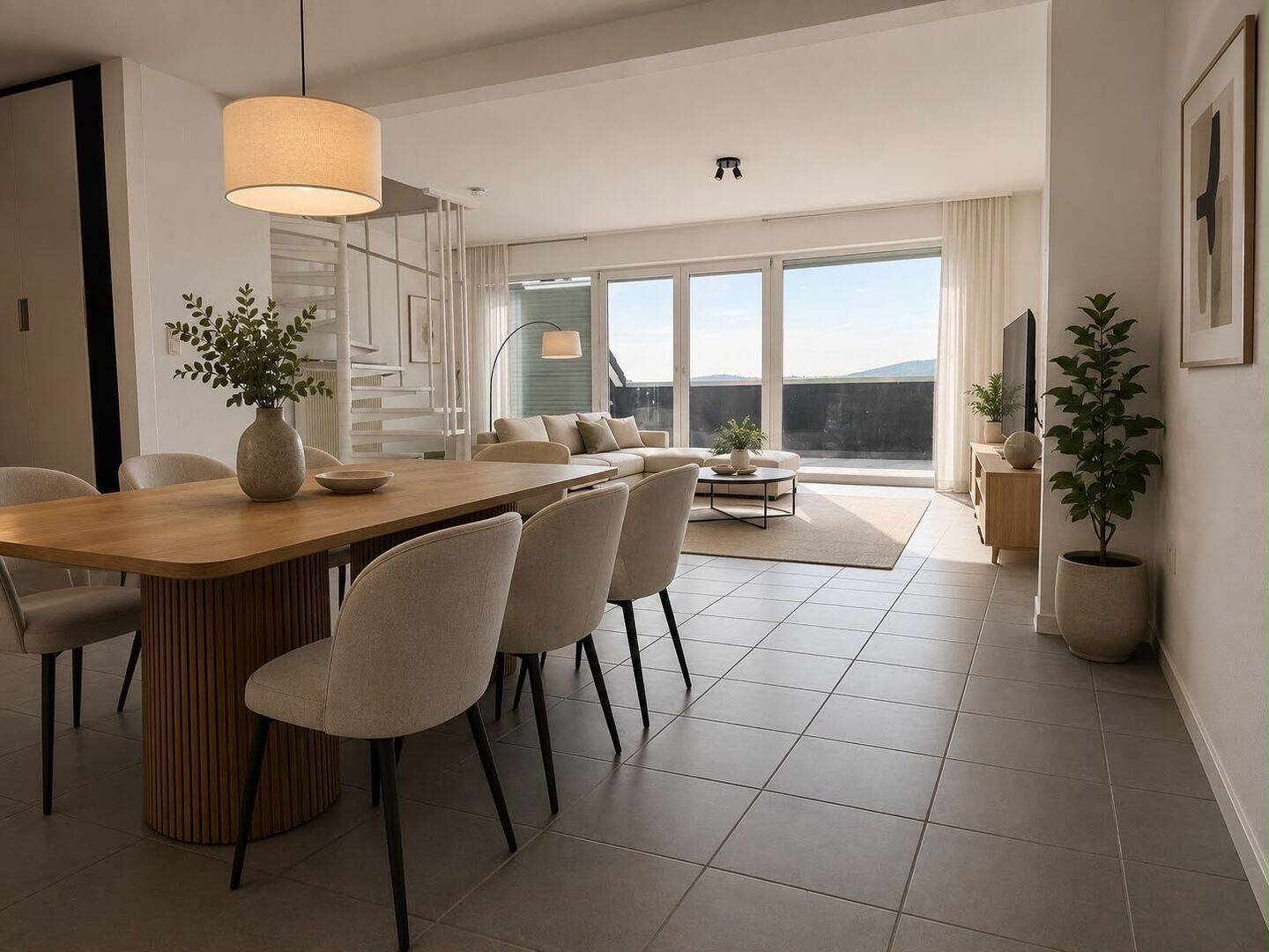 Helle 3-Zimmer-Maisonette mit Südwest-Terrasse und Blick auf Trier/Mosel in Trier-Feyen – Trier – Vorschaubild 3