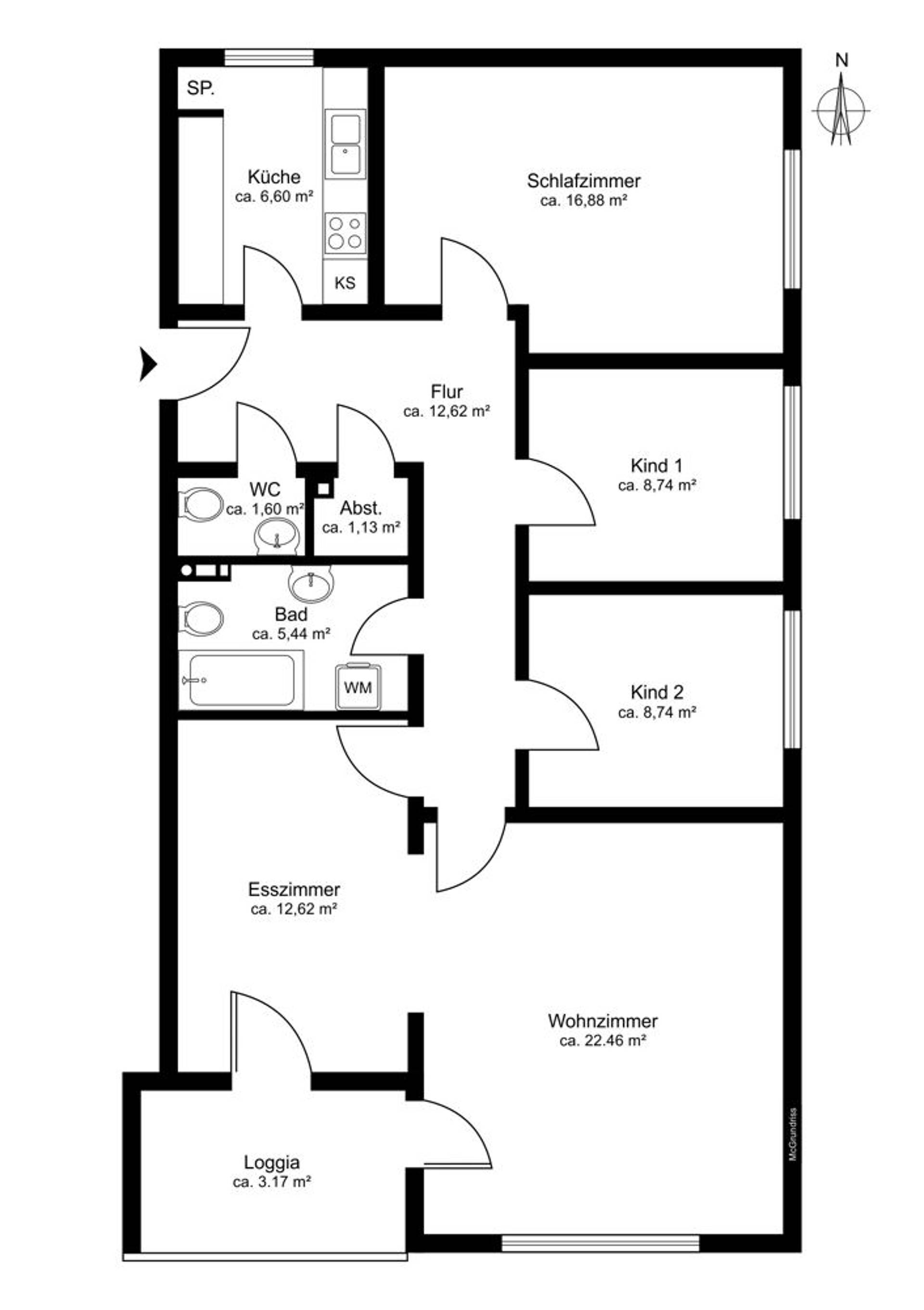 Etagenwohnung in 21339 Lüneburg mit 100 m² kaufen