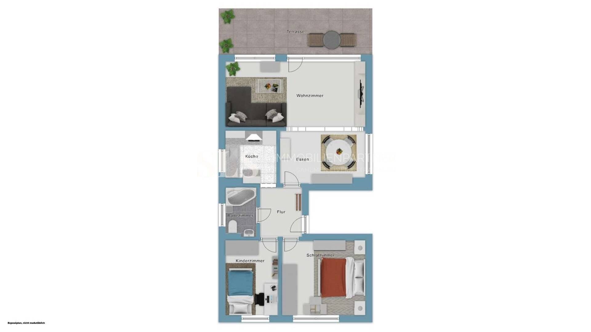 Erdgeschosswohnung in 46119 Oberhausen mit 76 m² kaufen