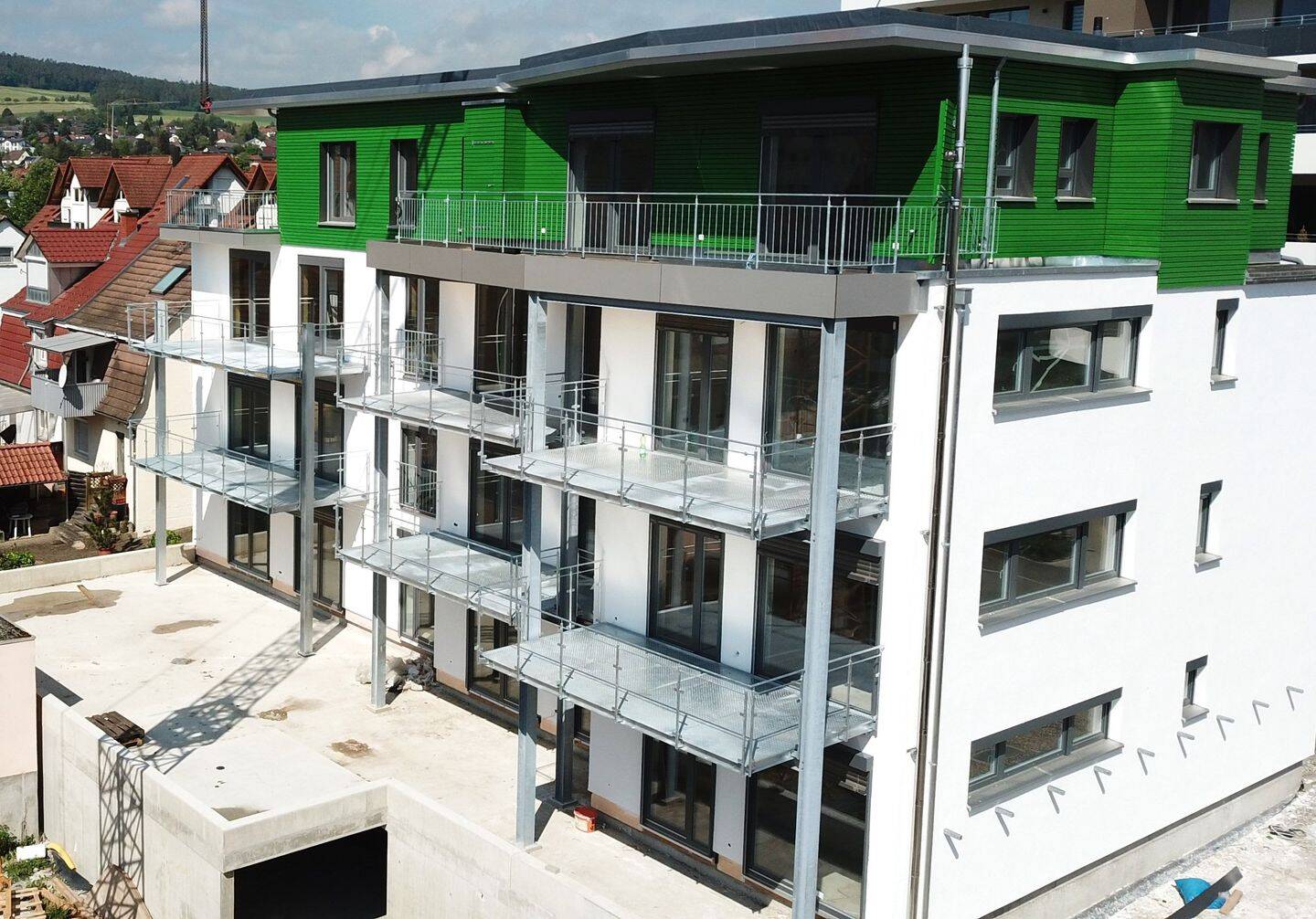 Moderne 2.5 oder 3-Zimmer Wohnung - 100.000€ KfW Darlehn - EG - KfW40, uvm ... - NEUBAUPROJEKT GRÜNE MITTE - Engen - KfW Förderung & Sonder AfA