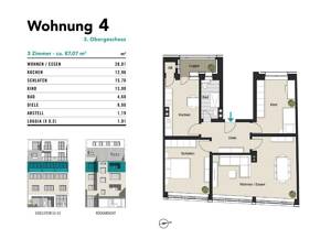 Erstbezug! Hochwertige 5-Zimmer-Wohnung zentral im Eigelstein! WG-tauglich! WE 4