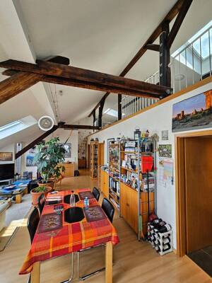 Loftartiges Wohnen mit Empore & Dachterrasse - 142 qm Wohnfläche mit Stellplatz in ruhiger Innenstadtlage – 47798 Krefeld – Vorschaubild 2