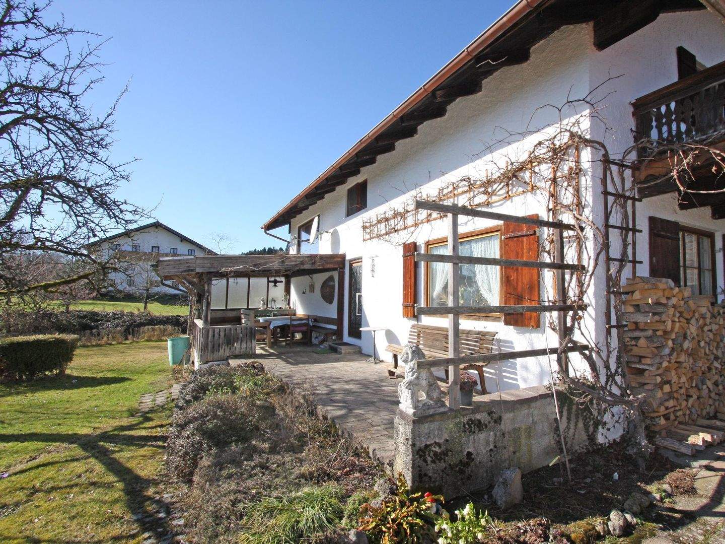 Grundstück mit Altbestand in ruhiger Ortsrandlage und schönem Alpenpanoramablick – Rimsting – Vorschaubild 8