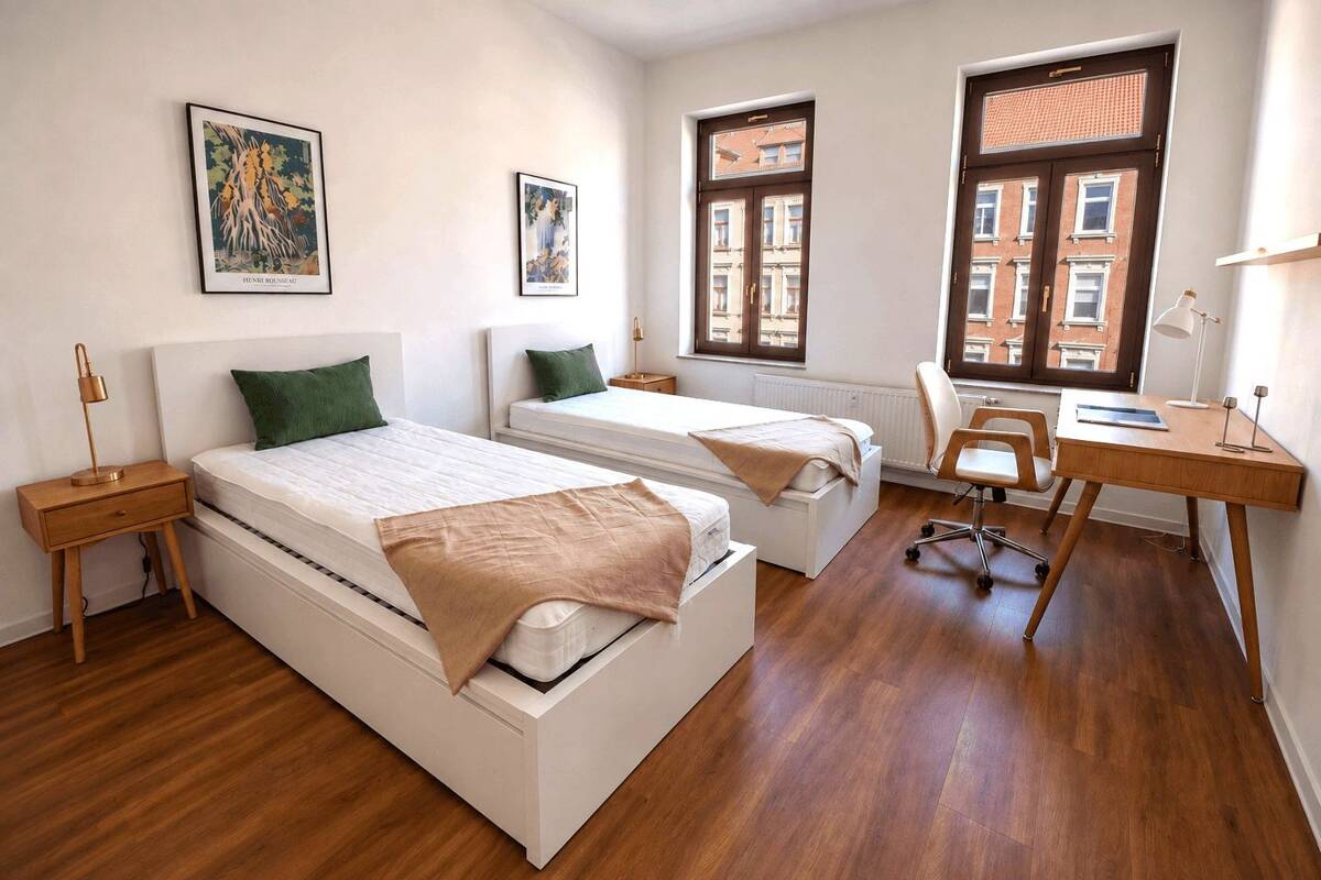 KEIN WUNSCH MEHR OFFEN | Stilvoll möbliertes Apartment mit 5,76 % Soll-Rendite – 4159 Leipzig – Bild 1 von 9