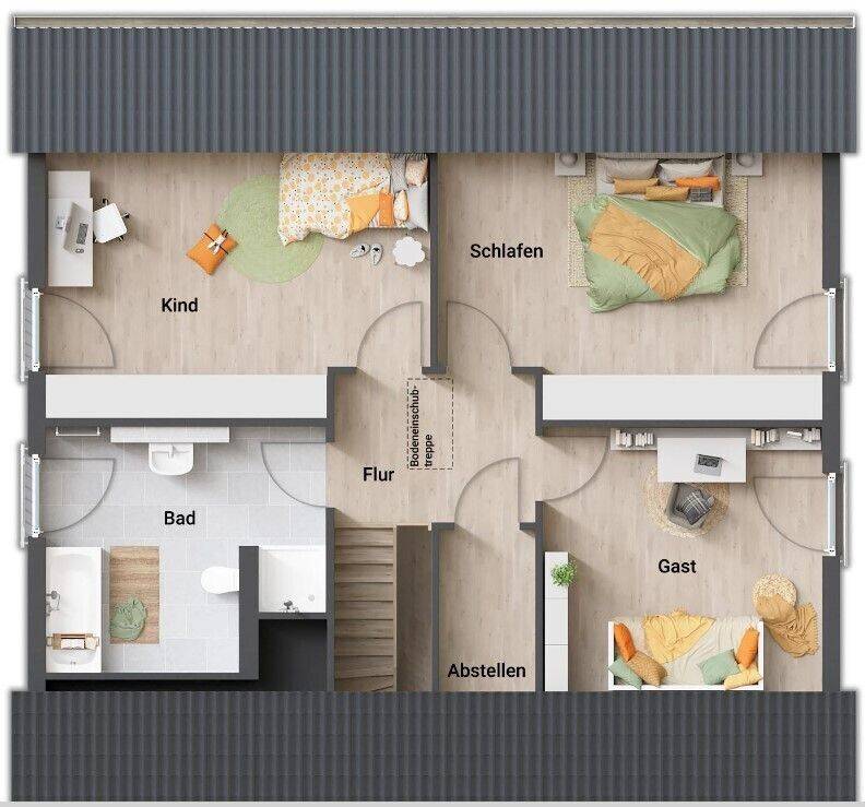 Hier kommt DEIN Haus! Schönes, geräumiges Massivhaus mit viel Platz für alle Wünsche in Schmalkalden – Schmalkalden – Vorschaubild 7
