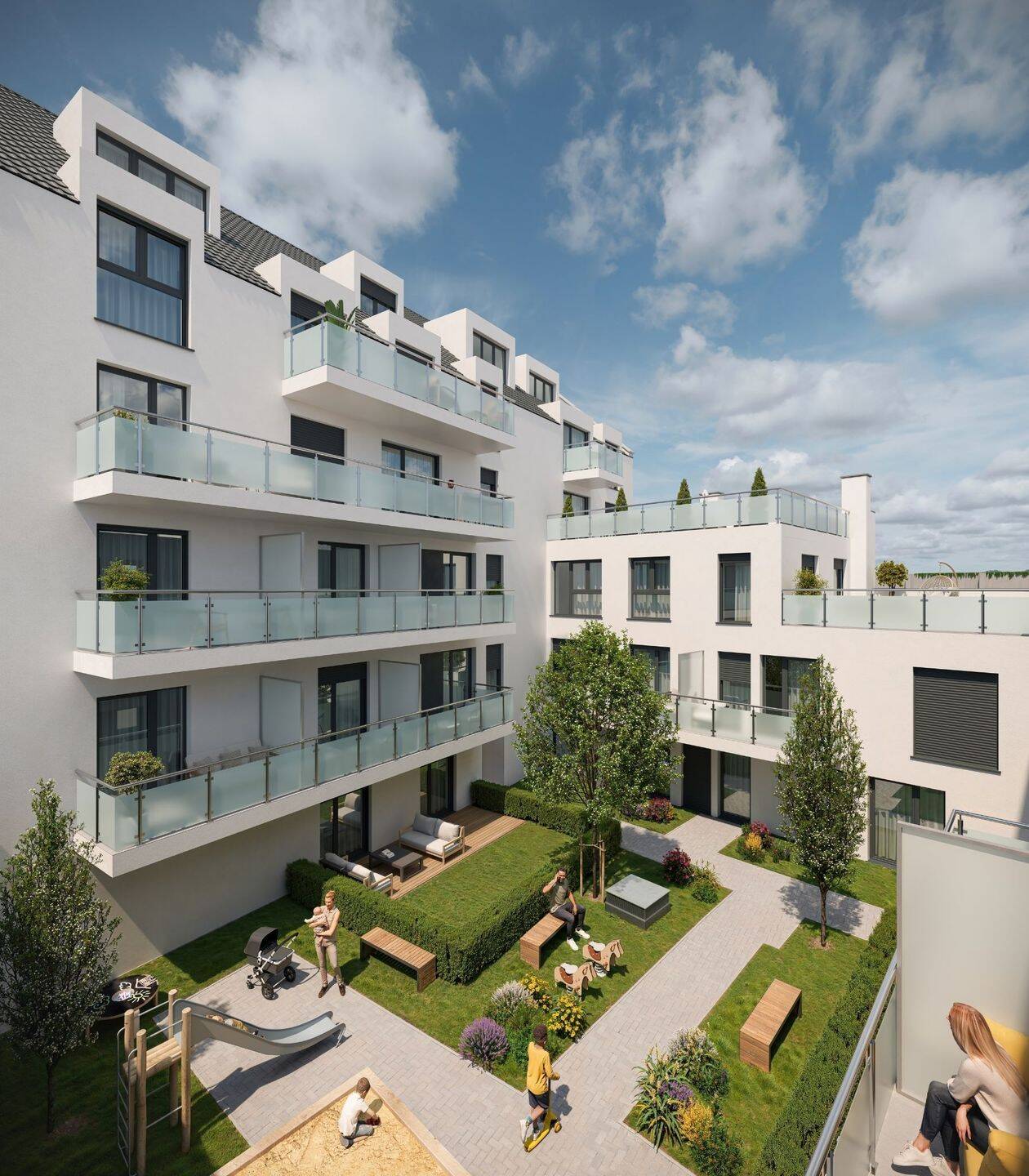 DomQuartier Aachen: Modernes Stadtleben – Ihre private Terrasse wartet – Aachen – Vorschaubild 2