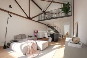 Historisches Loft-Feeling: Großzügiges Design-Wohnen in der Galerie-Suite!