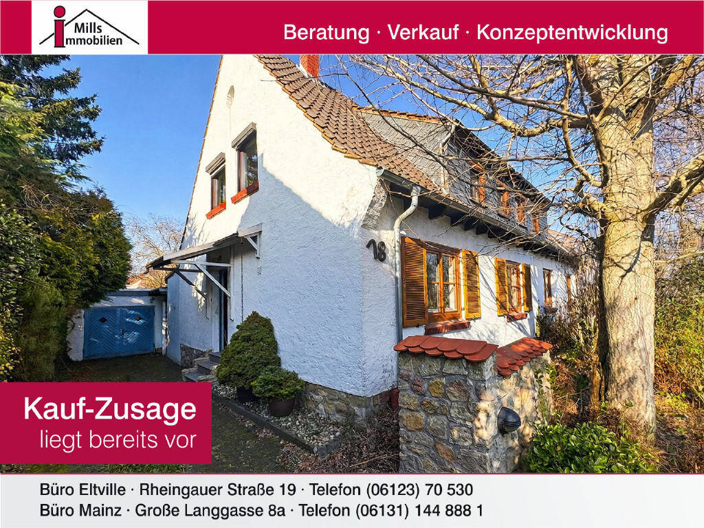 **Top Lage von Mainz-Bretzenheim** Hübsches Einfamilienhaus mit Terrasse und großem Garten