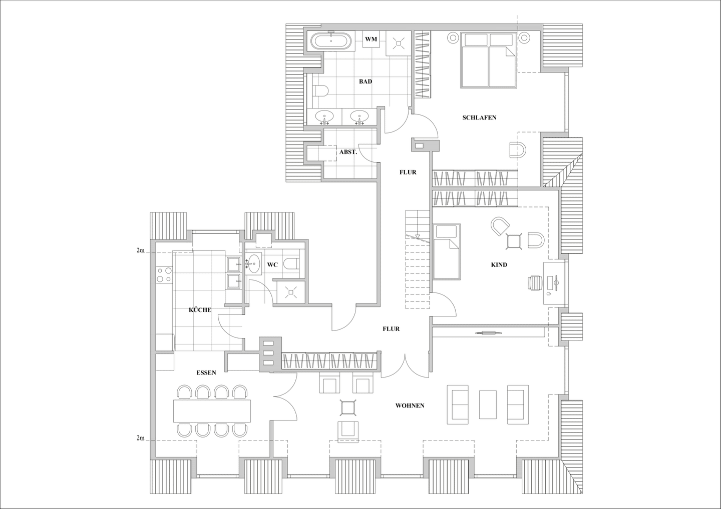CARLSTADT - Ausbau Ihrer exklusiven DG-Maisonette - mit Genehmigung - Baustart kurzfristig möglich – Düsseldorf – Vorschaubild 8