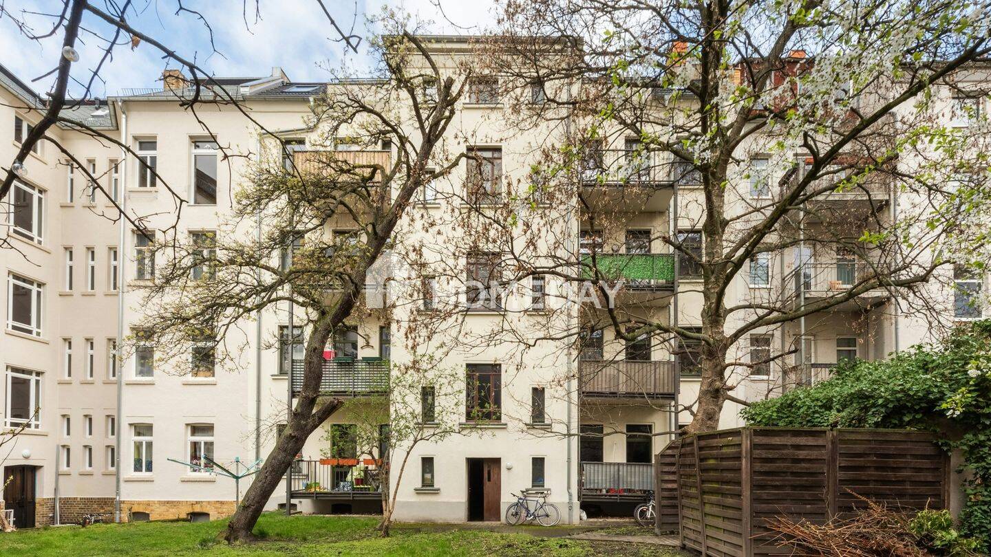 Altbauflair & Sonnenbalkon - Sehr gepflegte 2-Zimmer-Wohnung im sanierten Denkmal – Leipzig – Vorschaubild 9