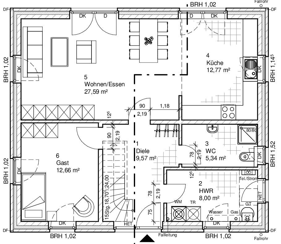 Geplantes Einfamilienhaus auf ideal gelegenem Grundstück in Kronsforde mit Weitblick- ohne Altbestand,keine Hinterbebauung,Grundstückspreis inklusive – Lübeck – Vorschaubild 4