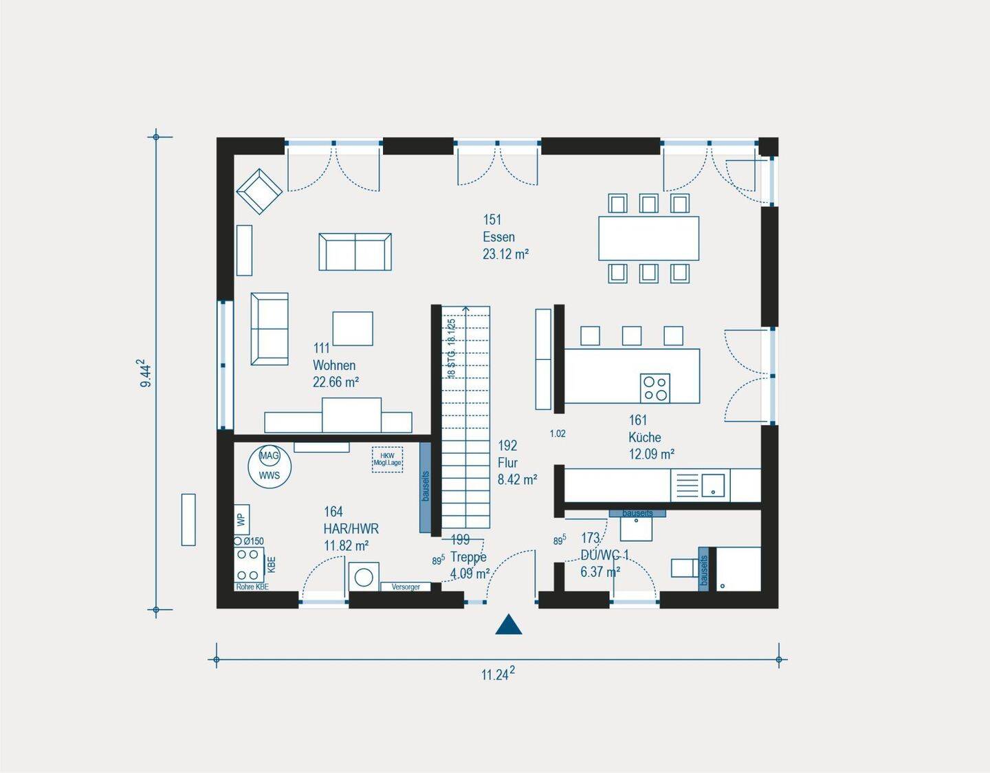 Elegante Villa in Nürnberg - Individuell gestaltetes Traumhaus mit KFW55-Standard – Nürnberg – Vorschaubild 6