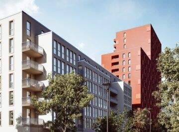 Neubauwohnung im Erstbezug mit Fußbodenheizung und Balkon / WBS 140 mit besonderen Wohnbedarf – Berlin – Bild 1 von 5