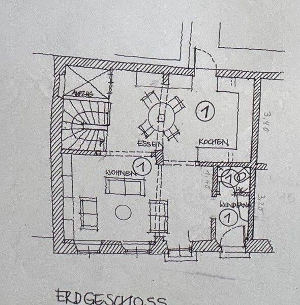 Wohnen im Herzen Ladenburgs in einem großen schönbegrünten Hof – Ladenburg – Vorschaubild 9