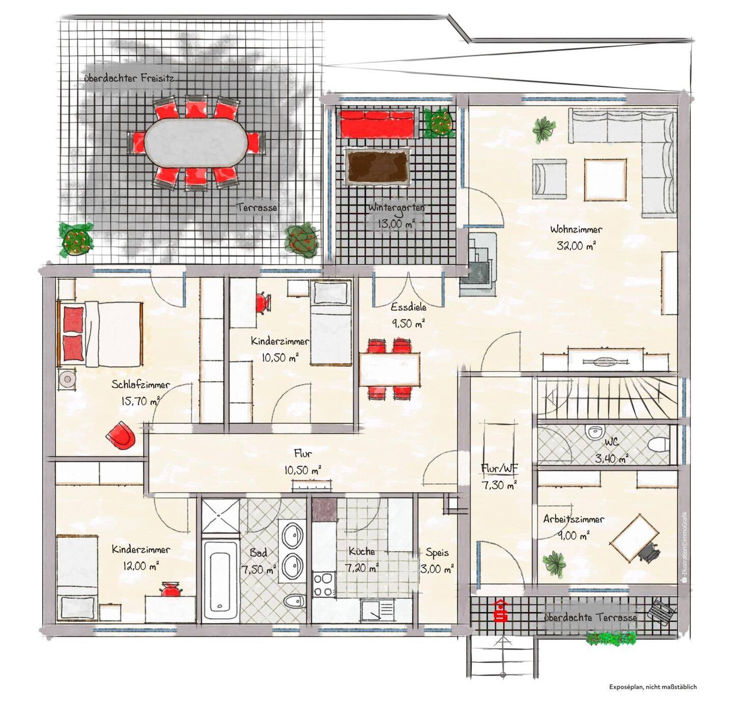 Traumhaus im Grünen: Familienparadies mit großem Garten und einer sofortigen Einzugsmöglichkeit ohne Renovierungsstress! – Haßfurt – Vorschaubild 5