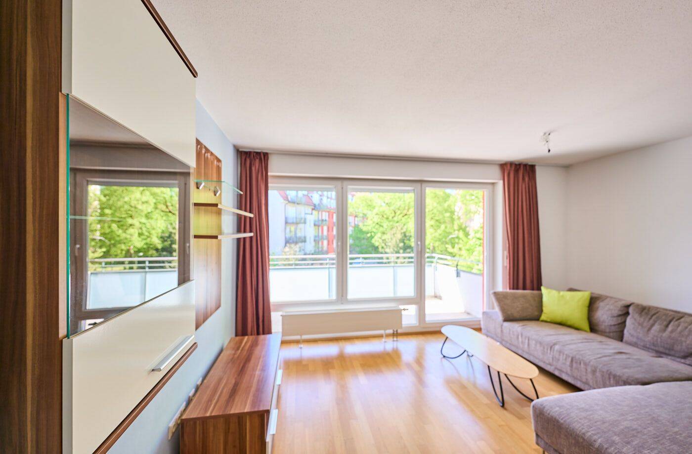 Einzugsfertige 2-Zimmer-Wohnung mit Balkon & Tiefgarage in München-Pasing – München – Vorschaubild 2