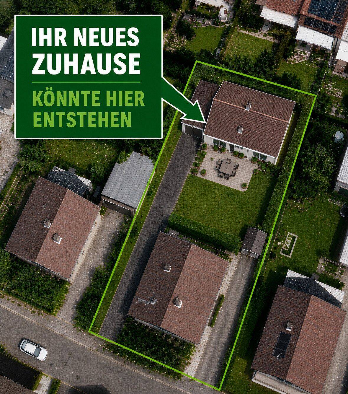 Bauen in zweiter Reihe - Eine Wohlfühloase