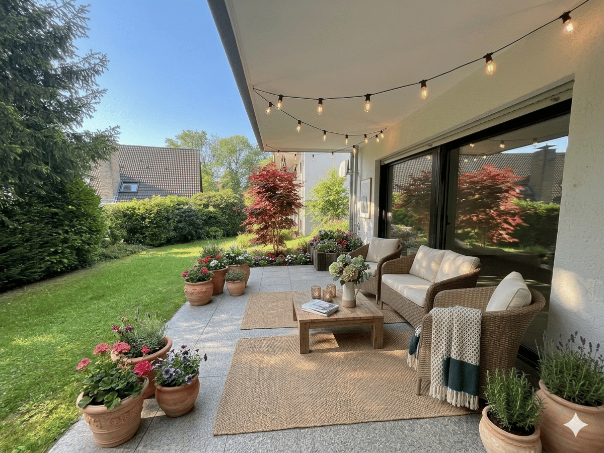 Ihr neues Zuhause im Grünen 3,5-Zimmer-Wohnung mit XXXL-Terrasse – 45289 Essen – Bild 1 von 9