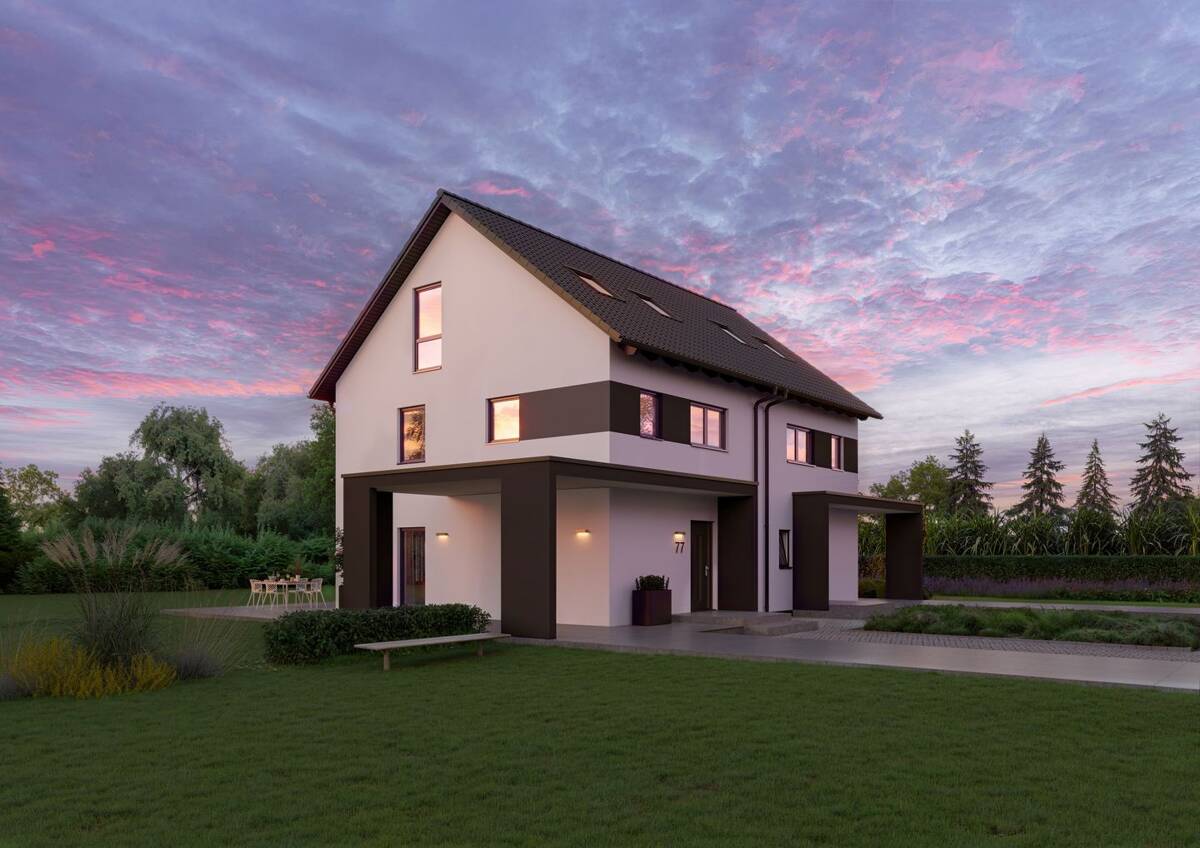 🔳 Dein Weg ins Eigenheim: Modernes Doppelhaus in München 🏡 – 80995 München – Bild 1 von 3