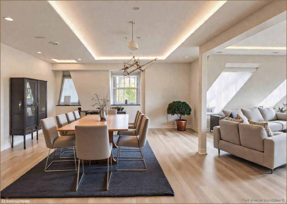 1 Home - 2 Options. Penthouse mit Blick über den Herzogpark - Mit separierbarer Einheit für Homeoffice oder Studio. – München – Vorschaubild 2