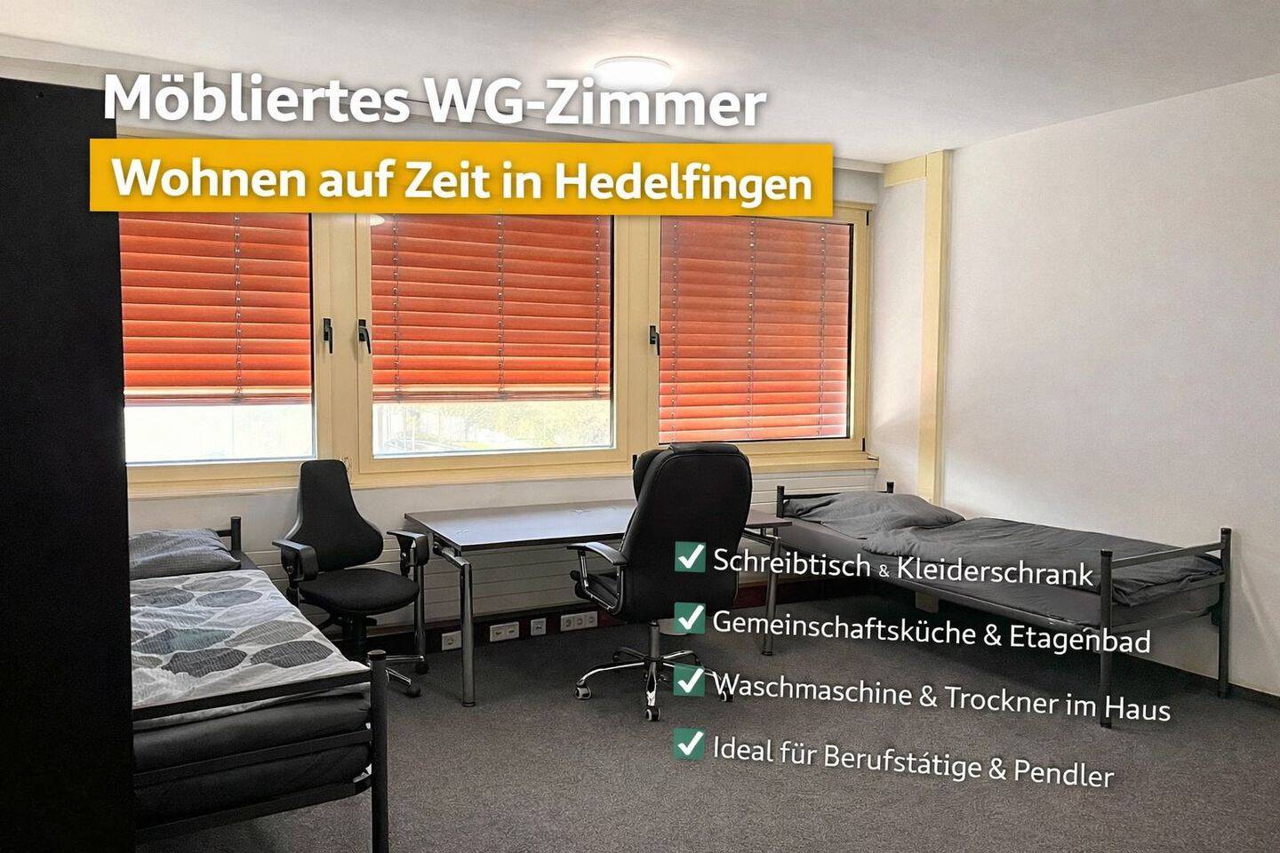 Flexibles und Günstiges Wohnen auf Zeit in Stuttgart - WG Zimmer zur Miete mit optimaler Flexibilität