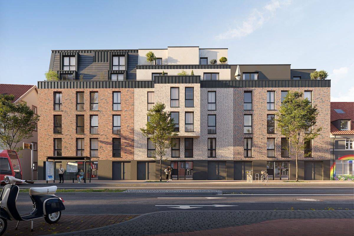 Neubau Erstbezug; Exklusives und hochwertig ausgestattetes 1 Zimmer EG-Appartement in Haus B – Bremen – Vorschaubild 3