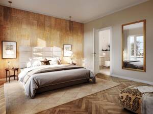 Barrierefreie Luxuswohnung, weit oben, Aufzug, 4 Zimmer, 2 Bäder, 2 Balkone, Keller – 14057 Berlin – Vorschaubild 2