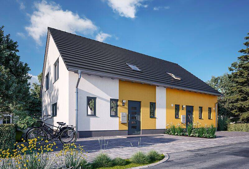 Doppelhaushälfte, massiv gebaut, Preis inkl. Grundstück – Reifenberg – Bild 1 von 6