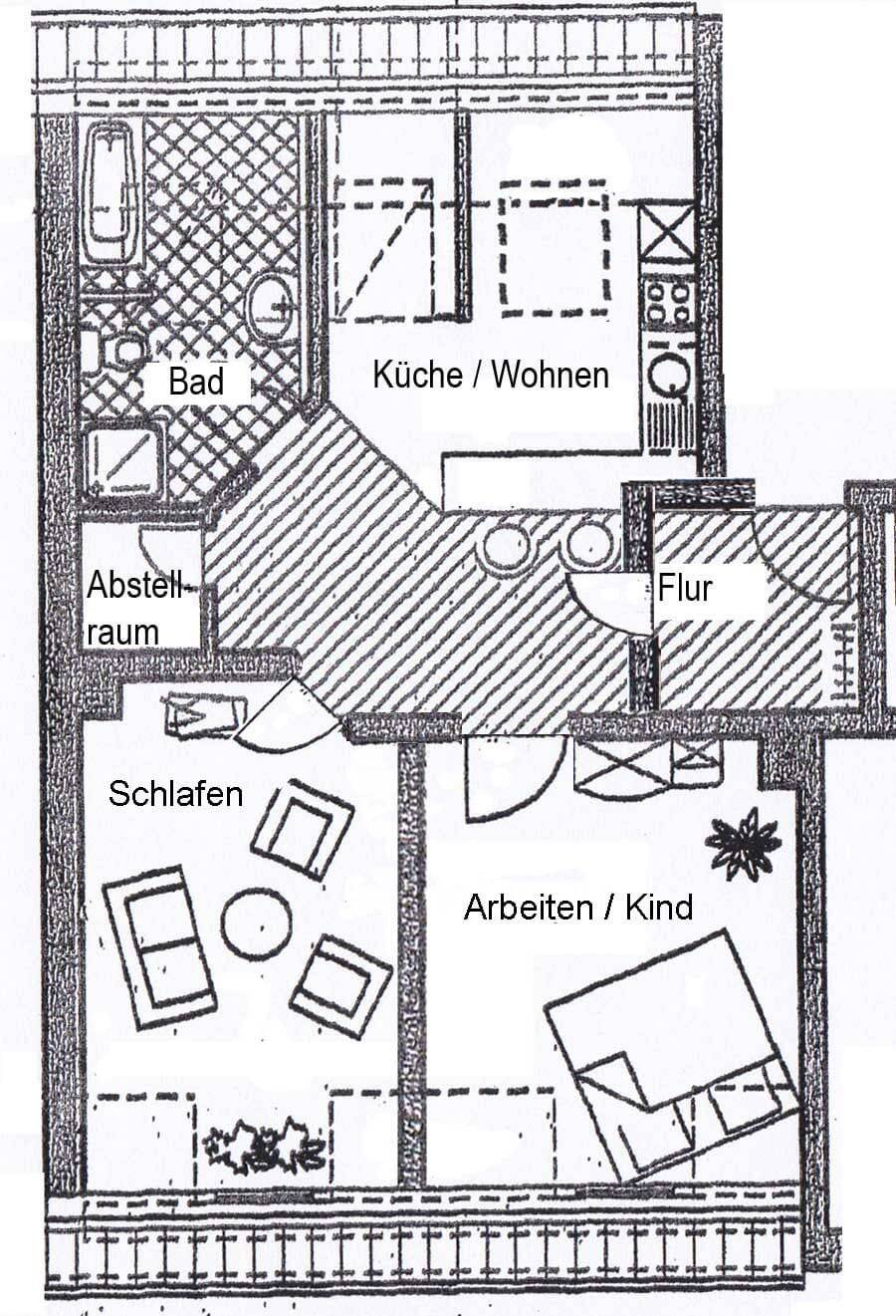 Gohlis...Sonnige Dachgeschoss-Wohnung mit Flair! – Leipzig – Vorschaubild 3