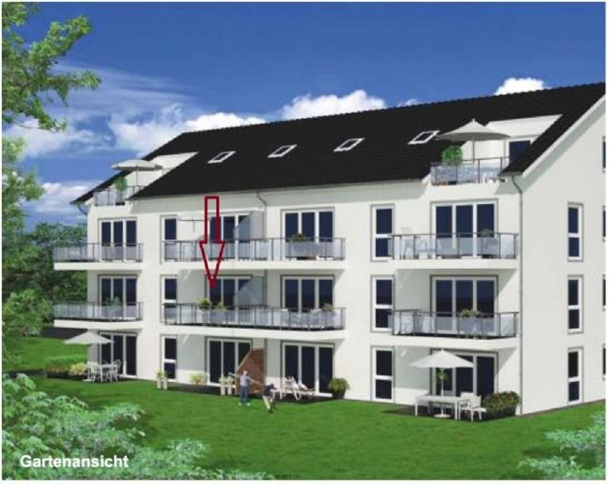 barrierefreie 2 Zi Wohnung 1. Etage mit großem Balkon – 48161 Münster – Bild 1 von 9