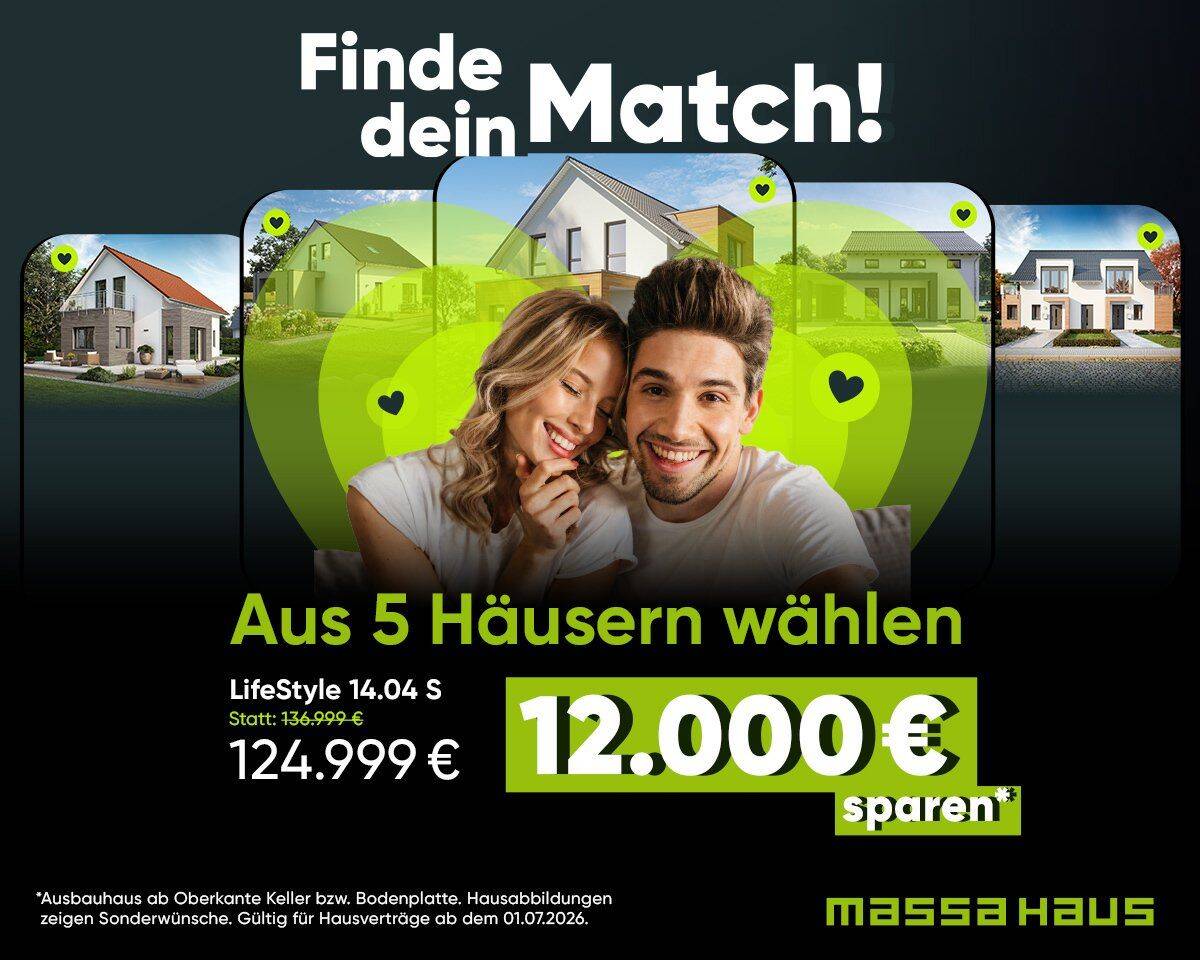 ?? Raus aus der Miete - rein ins eigene Zuhause ?? naturnah & ??? stadtnah - Ihr Traumhaus mit massa haus – Krauschwitz – Bild 1 von 9