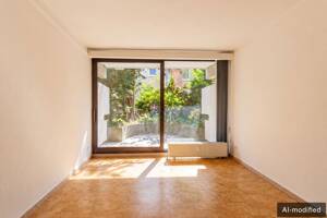 Ruhiges 1-Zimmer-Apartment mit Südterrasse und Duplex-Stellplatz in der Maxvorstadt
