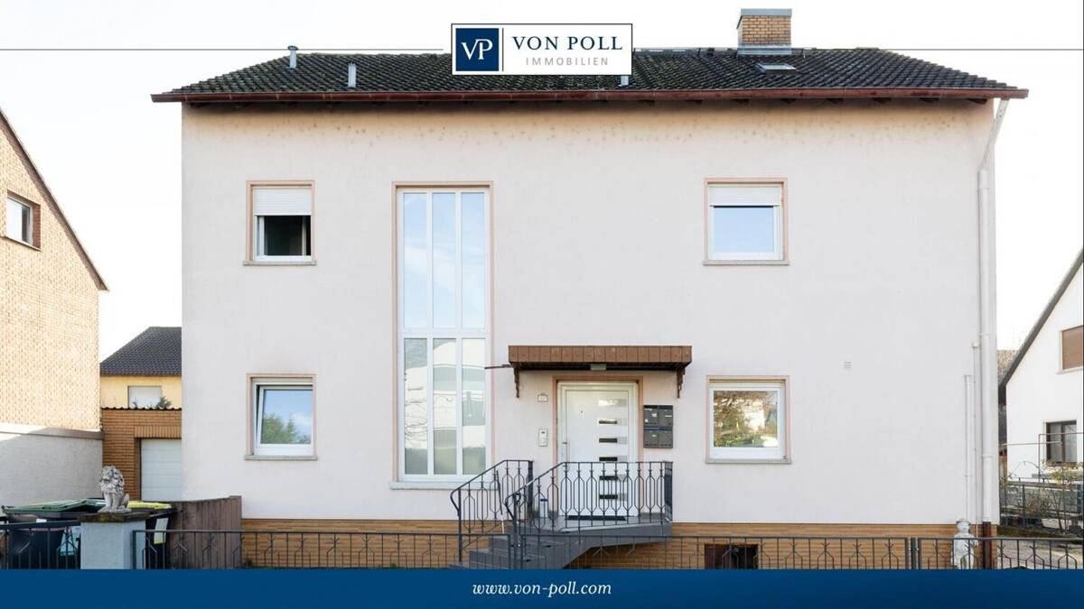 Zwei- bis Dreifamilienhaus mit Potential in ruhiger grüner Lage – 60437 Frankfurt am Main – Bild 1 von 9