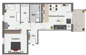 Lebensqualität im Neubaugebiet "Grünheide" - Stadtnah wohnen - im Grünen leben! – 33609 Bielefeld – Vorschaubild 2