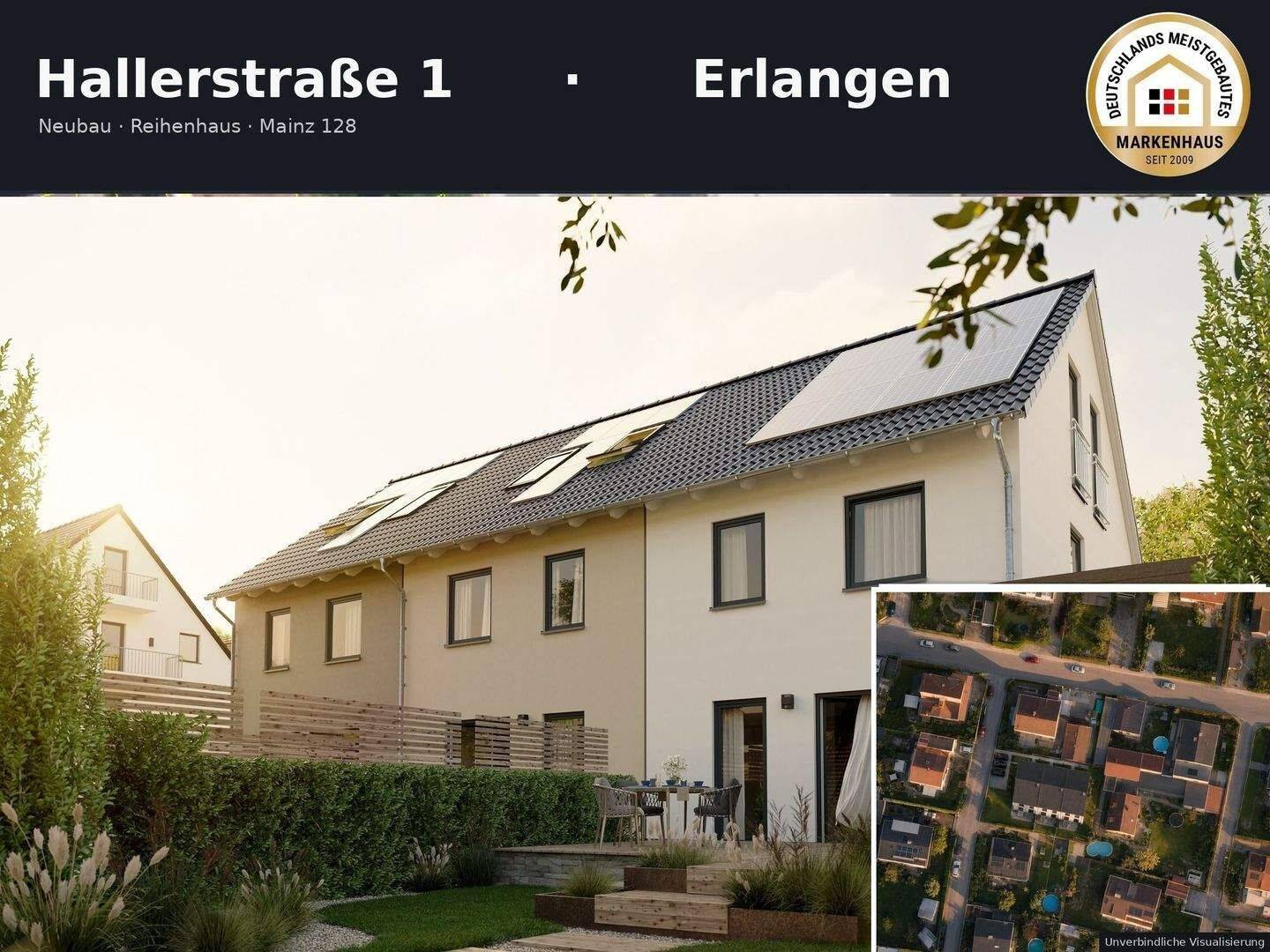 Erlangen: Neubau RMH | Komplettpreis inkl. Grundstück & Baunebenkosten