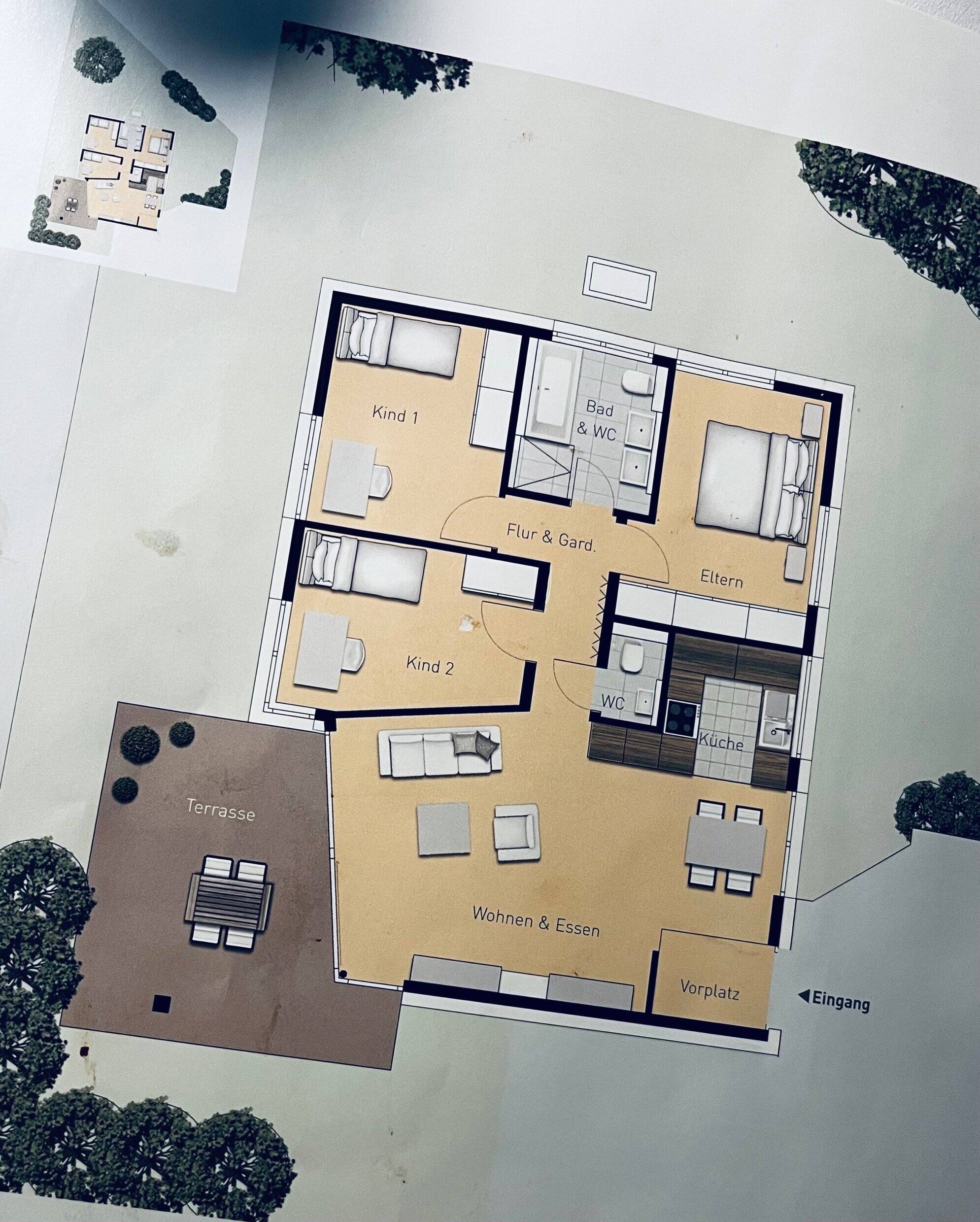 Barrierefreie Erdgeschosswohnung mit großem Garten am Wald in Möhringen – Stuttgart – Vorschaubild 2