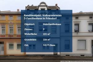 Renditeobjekt: Vollvermietetes 5-Familienhaus in Friesdorf – 53175 Bonn – Vorschaubild 2