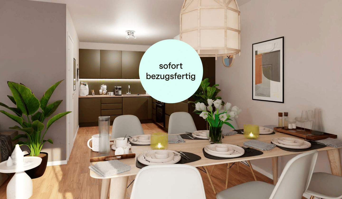 Bezugsfertige und barrierfreie Dachgeschosswohnung mit Balkon zum See