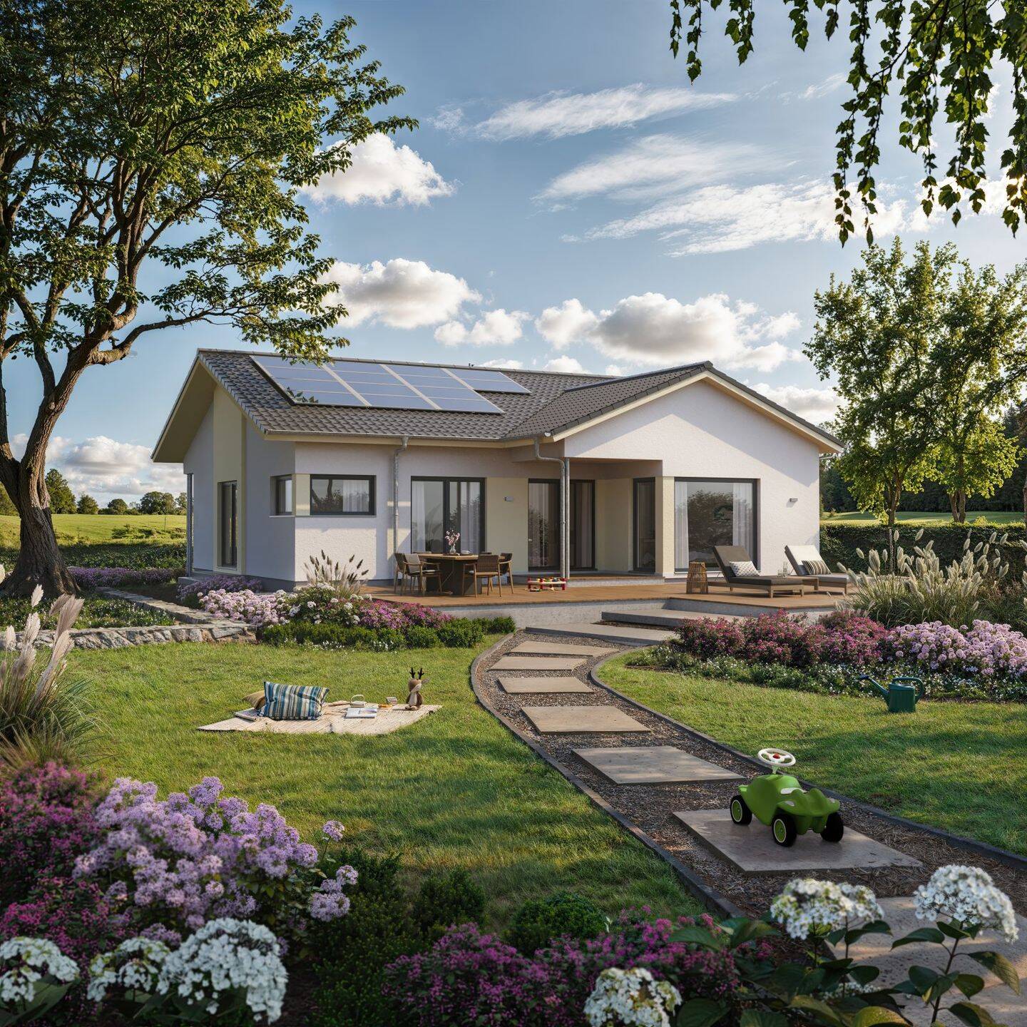 Bungalow mit Wohlfühlgarantie in Rutesheim. Wohnfläche individuell erweiterbar. – Vaihingen an der Enz – Bild 1 von 9