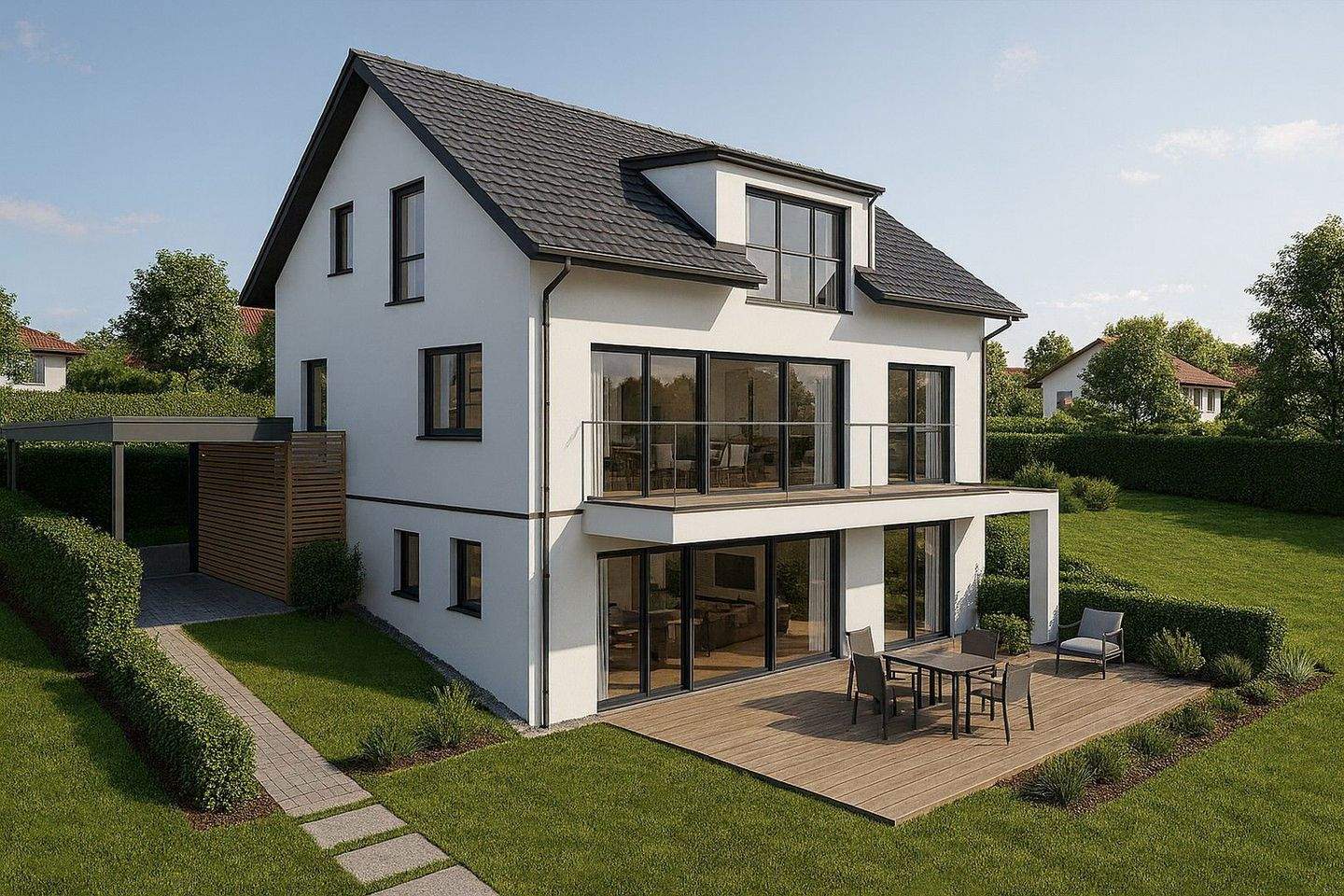 Schlüsselfertiges Haas-Haus mit Einliegerwohnung & Festpreisgarantie - Grundstück inklusive (496 m²) – Egmating – Bild 1 von 5